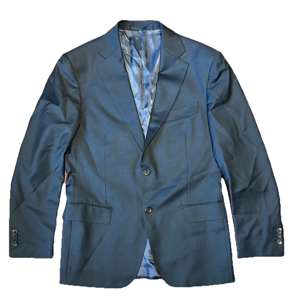 Suitsupply Napoli Navy Wool Blazer 40R Men's Sport Coat Vitale Barberis Canonico
